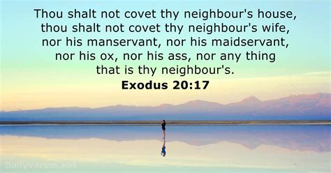 thou shalt not covet pure taboo|Exodus 20 KJV;NLT .